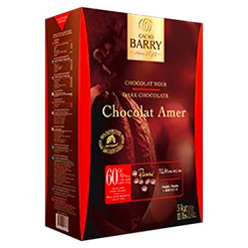 Cacao Barry 60% Chocolat Amer Baking Chocolate 5kg