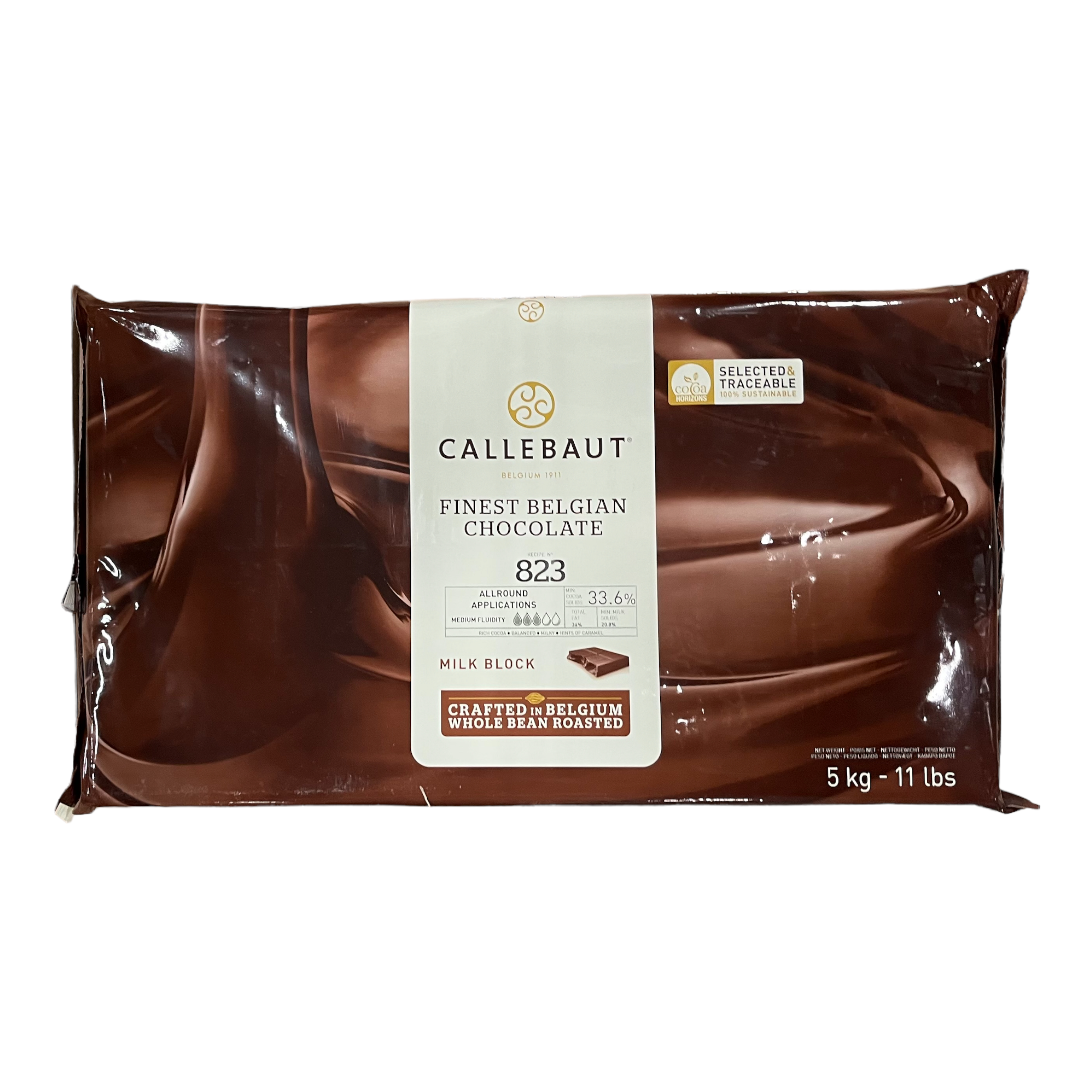 Barry Callebaut 33.6% Milk Chocolate 11lb