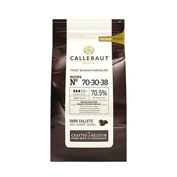 Wholesale Barry Callebaut 70.5% Dark Chocolate 22 lb Bag-2ct Case Bulk