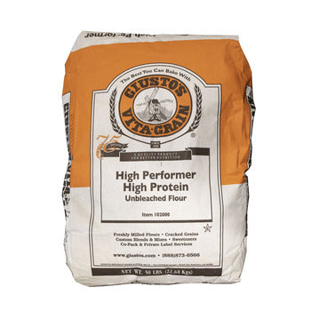 Giusto's Hi Performer High Protein Unbleached Flour 50lb