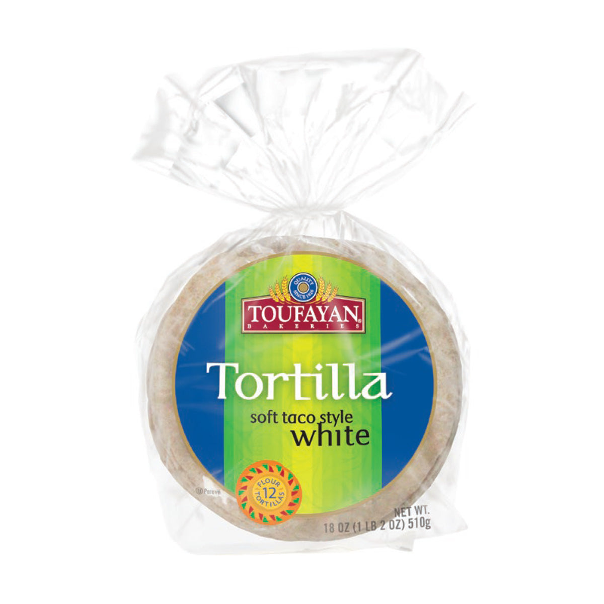 Toufayan Bakeries 6 White Flour Tortilla Wraps 18 OZ