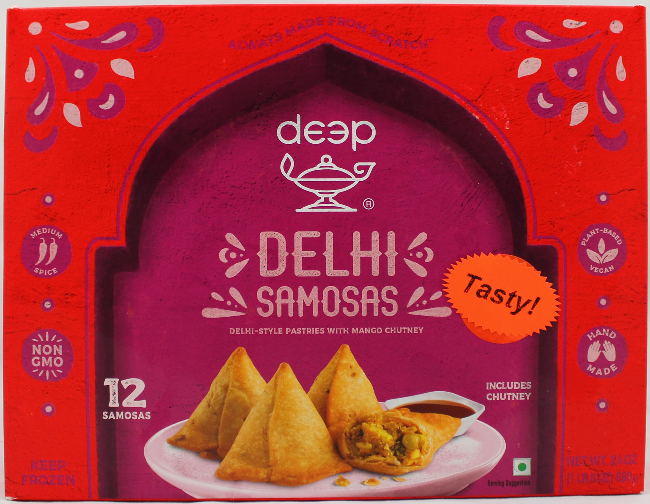 Deep Delhi Samosa with Chutney 24 Oz