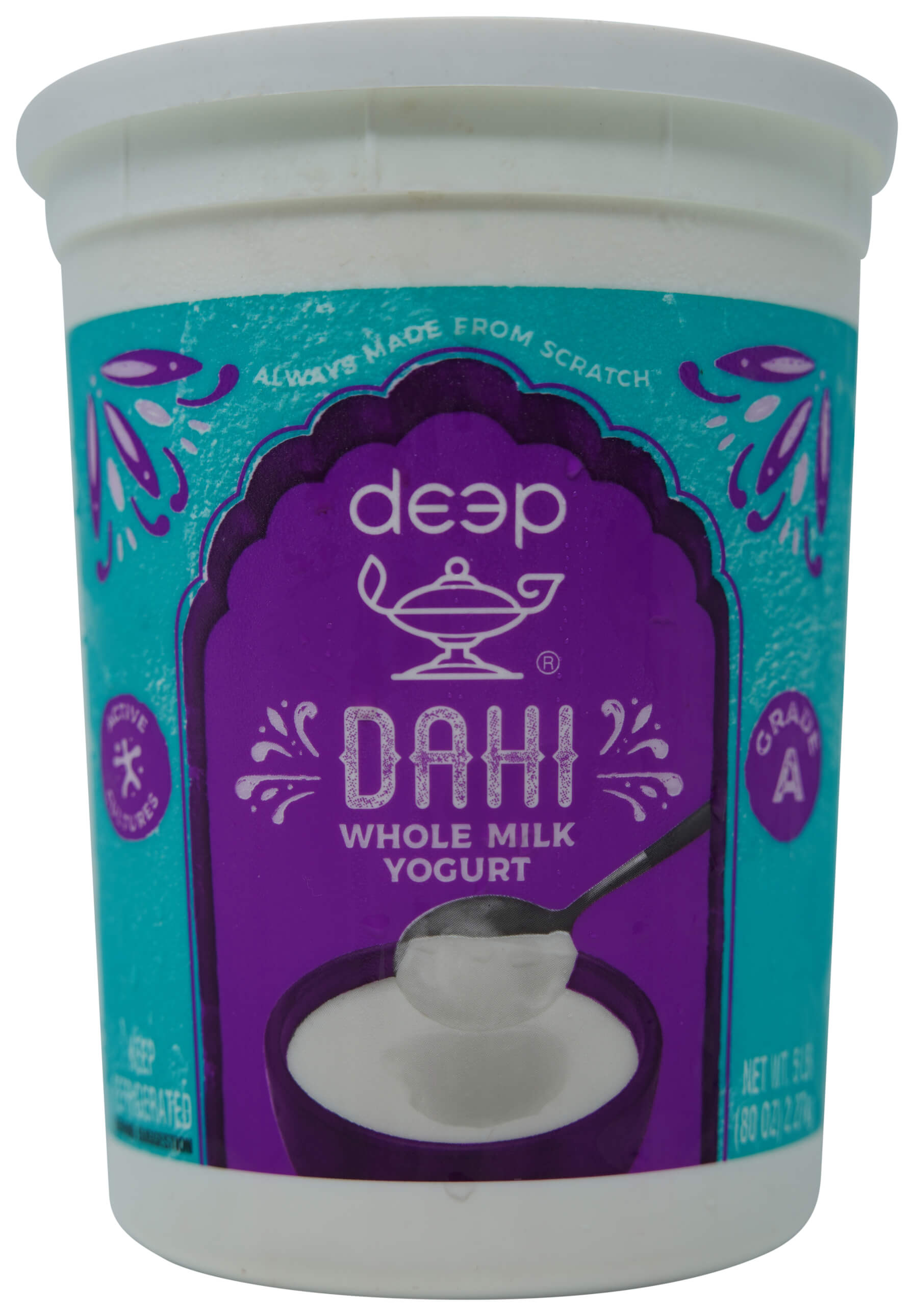 Wholesale Deep Whole Milk Dahi 5 lb-6 Ct Case Bulk