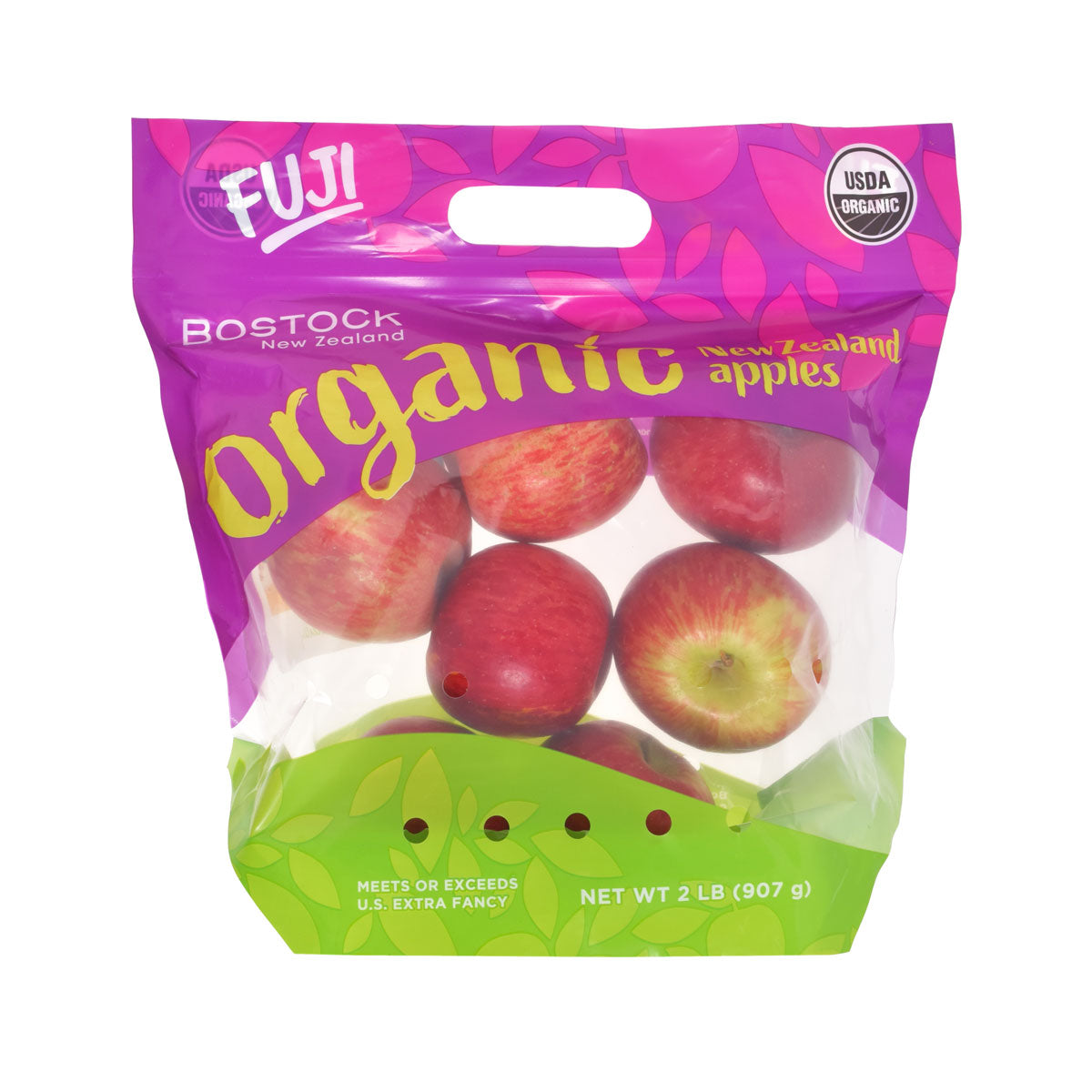 Wholesale BoxNCase Organic Fuji Apples 2 LB-12ct Case Bulk