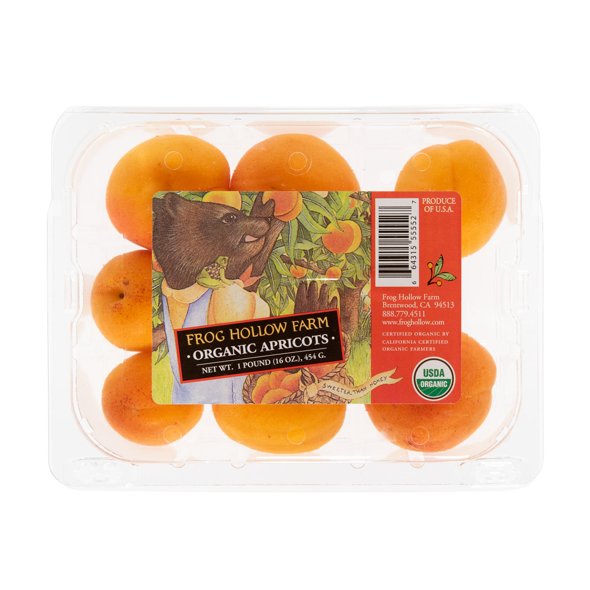 Frog Hollow Farm Organic Apricots 1 LB