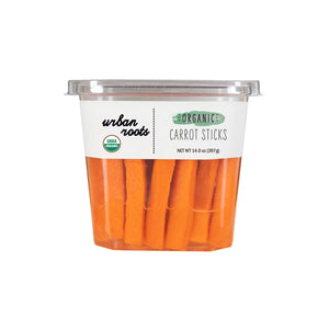 Wholesale Urban Roots Organic Carrot Sticks 14 OZ-6ct Case Bulk