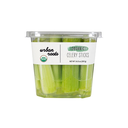 Wholesale Urban Roots Organic Celery Sticks 14 OZ-6ct Case Bulk