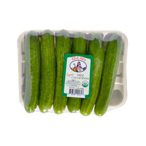 Wholesale Eli & Ali'S Organic Mini Cucumbers Pack 12 OZ-12ct Case Bulk