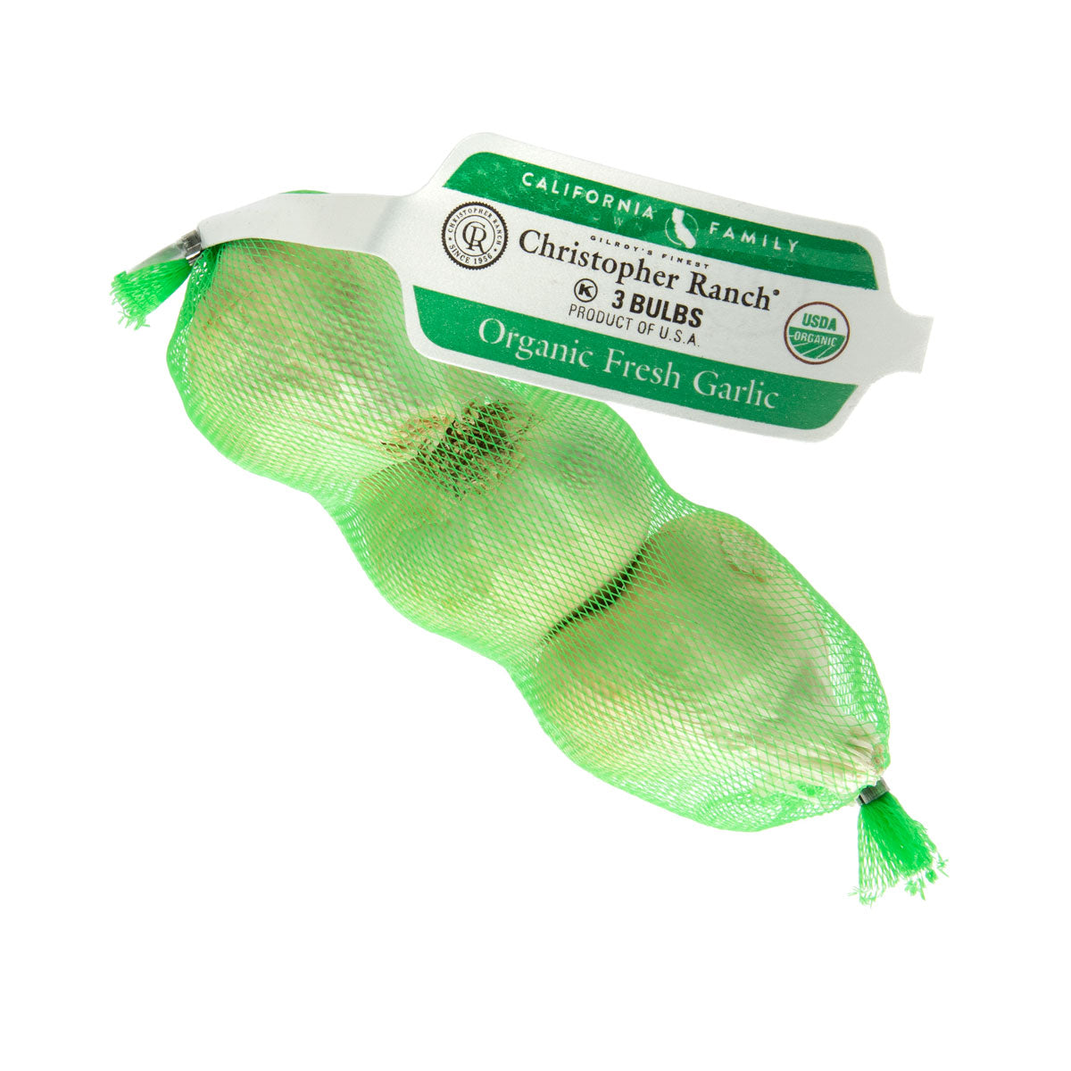 Wholesale Christopher Ranch Llc Organic Sleeved Garlic Bulbs 3 CT- Bulk