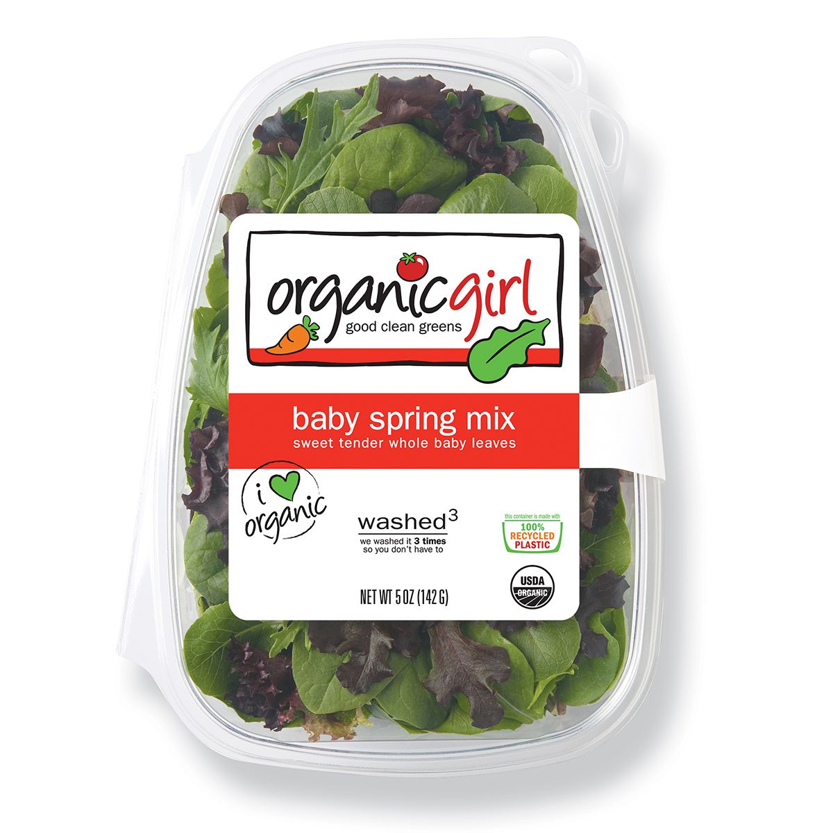Wholesale Organicgirl Baby Spring Mix 5 OZ- Bulk