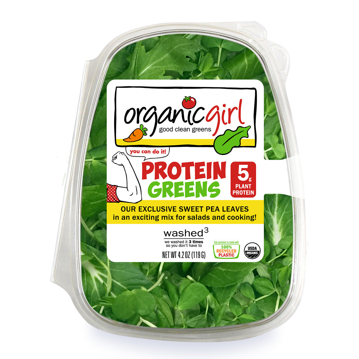 Wholesale Organicgirl Protein Greens 4.2 Oz Pack-6ct Case Bulk