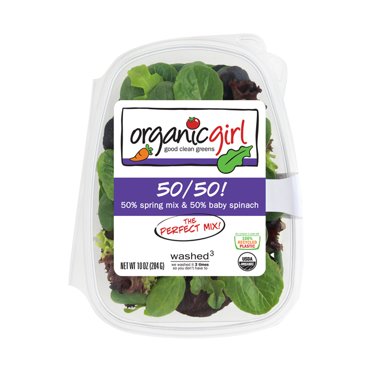 Organicgirl Organic 50/50 Salad Mix 10 OZ