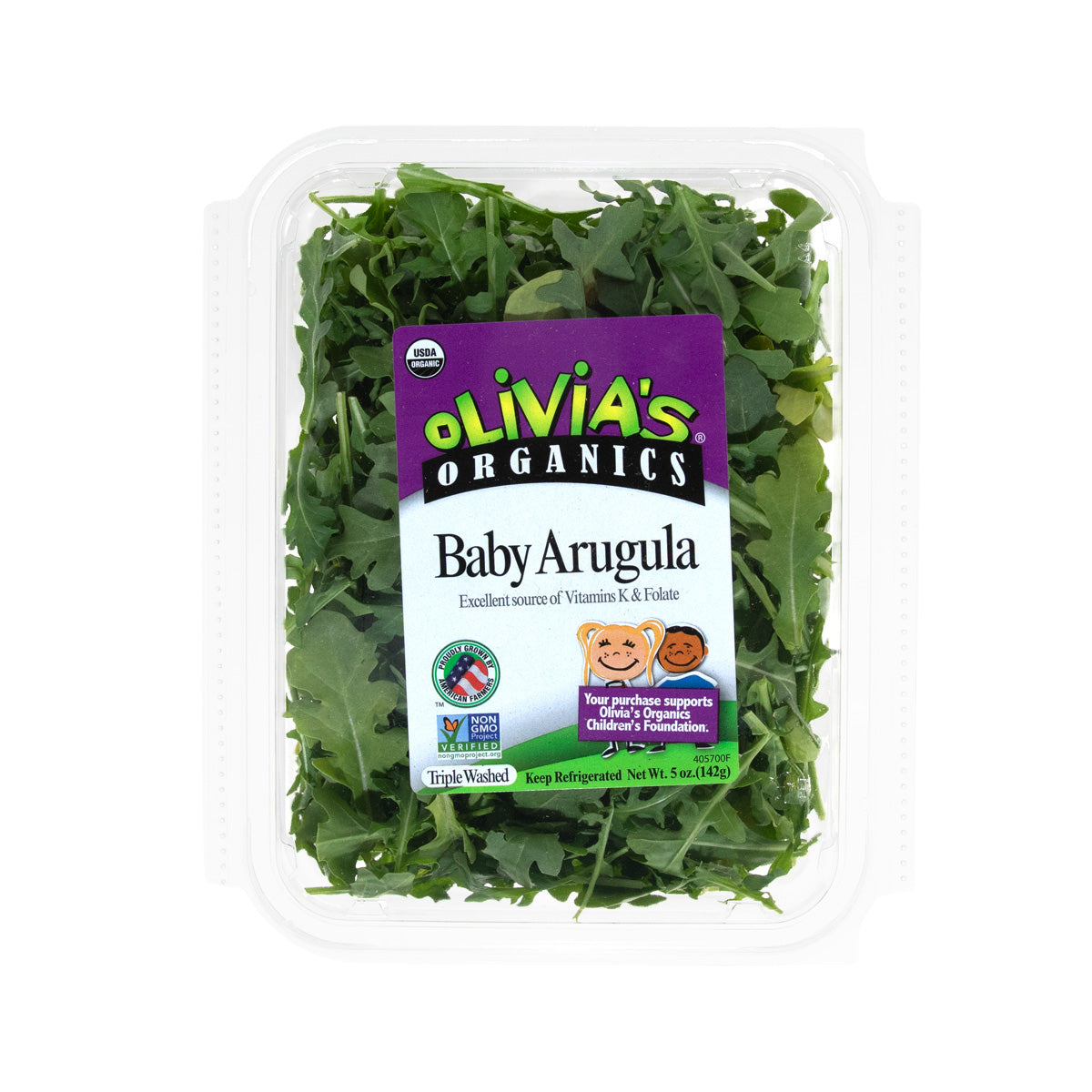 Wholesale BoxNCase Organic Arugula 5 OZ- Bulk