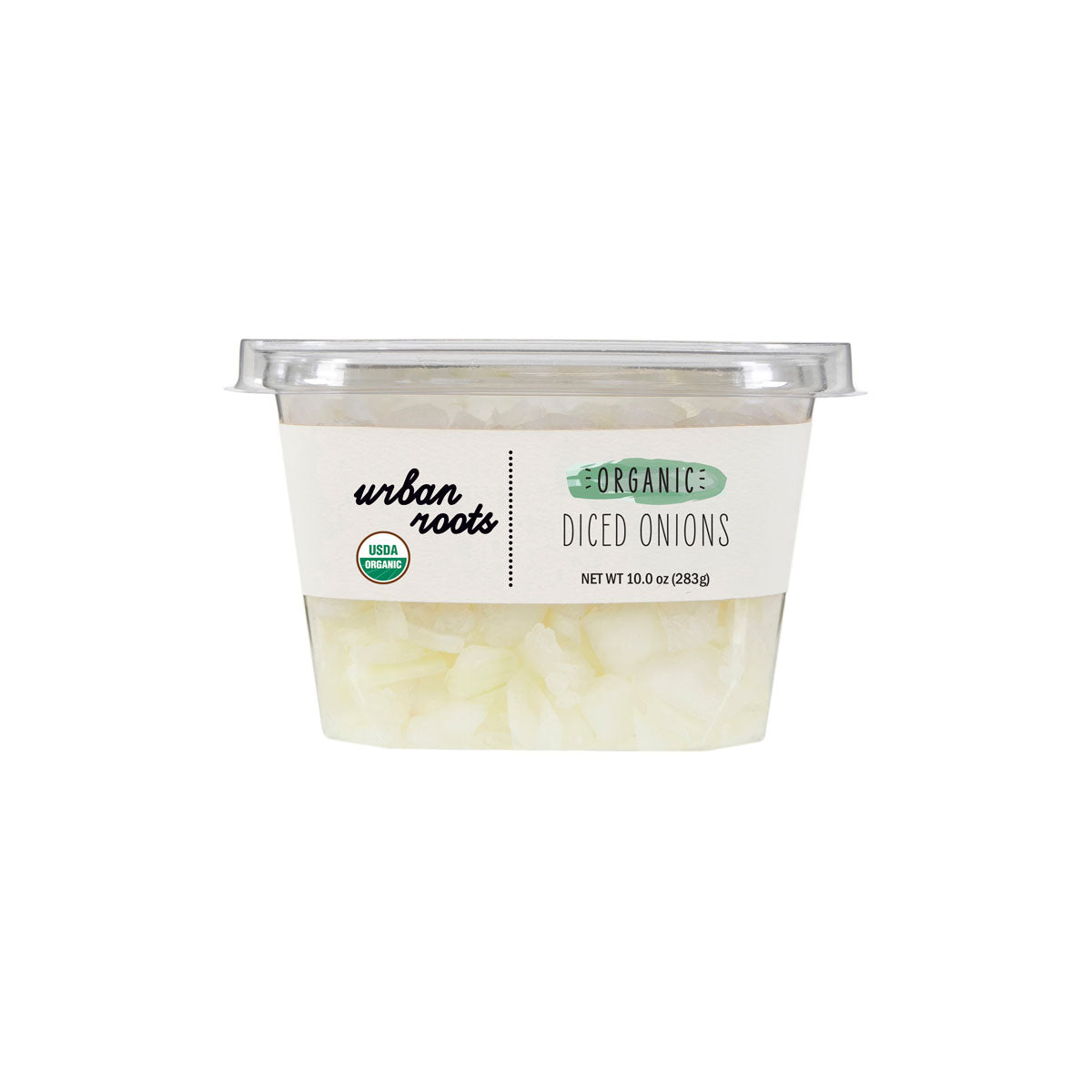 Wholesale Urban Roots Organic Diced Onions 10 OZ-6ct Case Bulk