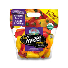 Wholesale Pero Family Farms Organic Mini Sweet Peppers 8 OZ- Bulk