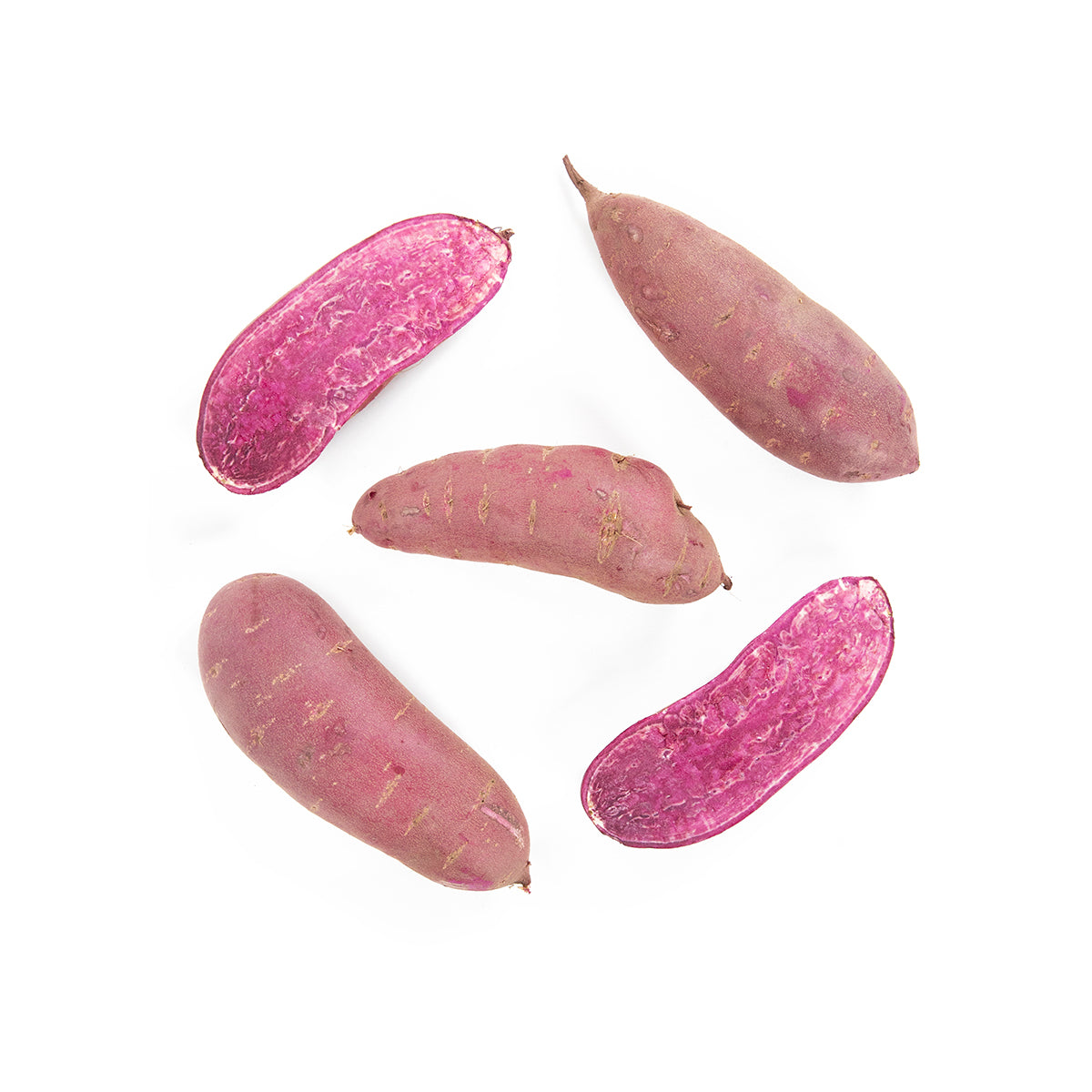 Wholesale BoxNCase Organic Purple Sweet Potatoes- Bulk