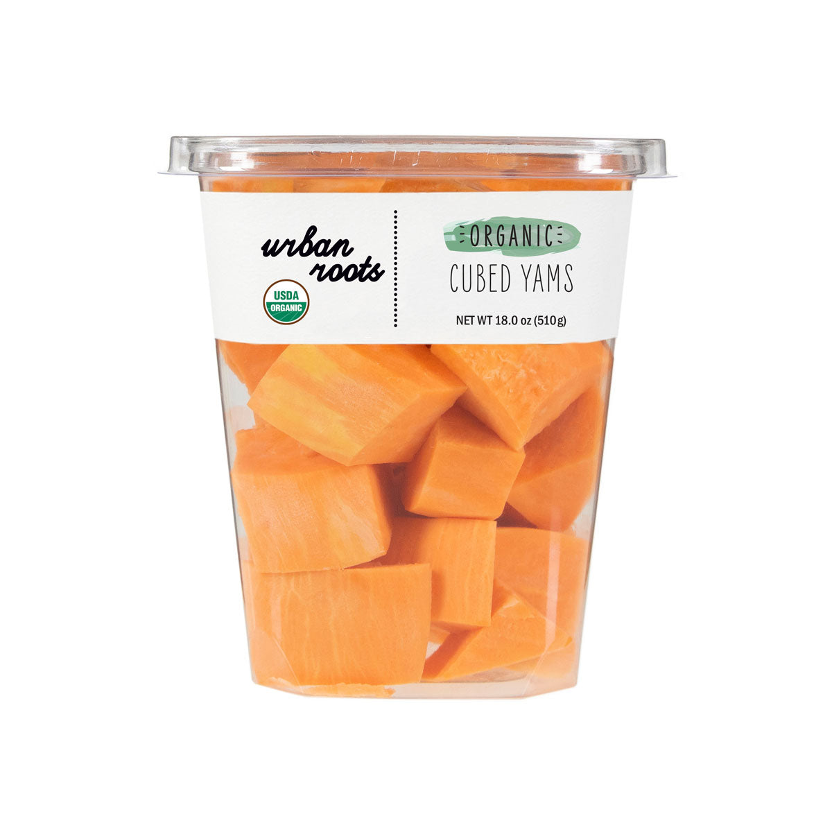 Urban Roots Organic Yam Cubes 18 Oz Box