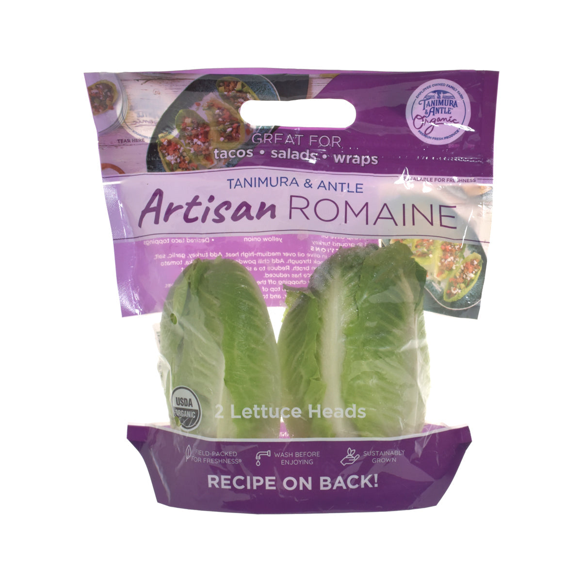 Tanimura & Antle Organic Artisan Baby Romaine 2 CT