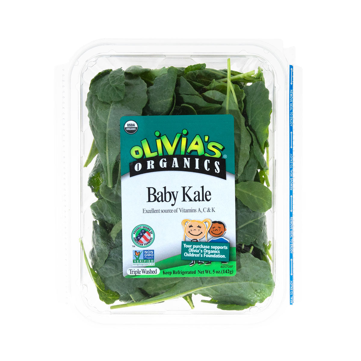 Wholesale BoxNCase Organic Baby Kale 5 OZ-8ct Case Bulk