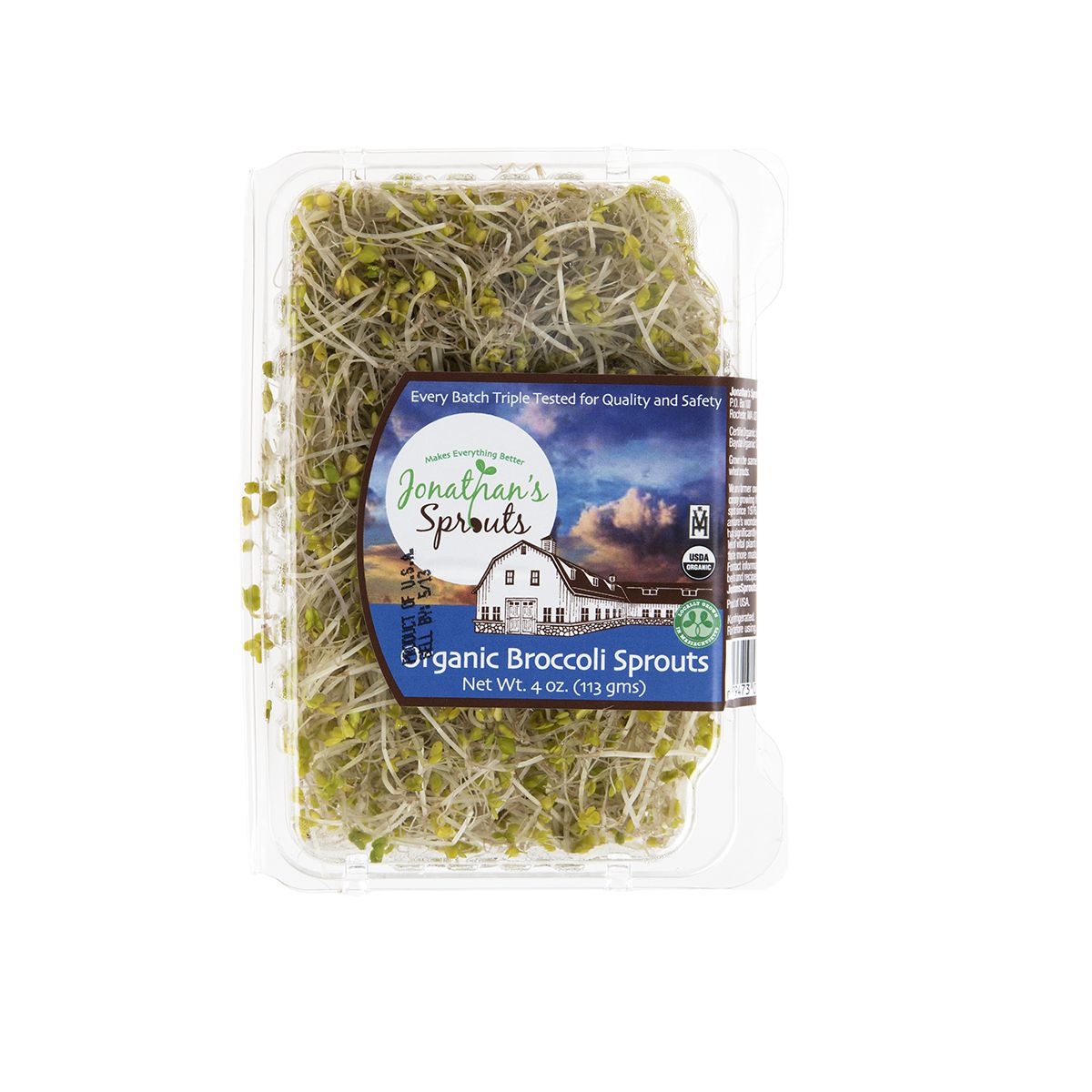 BoxNCase Organic Broccoli Sprouts 4 Oz Box