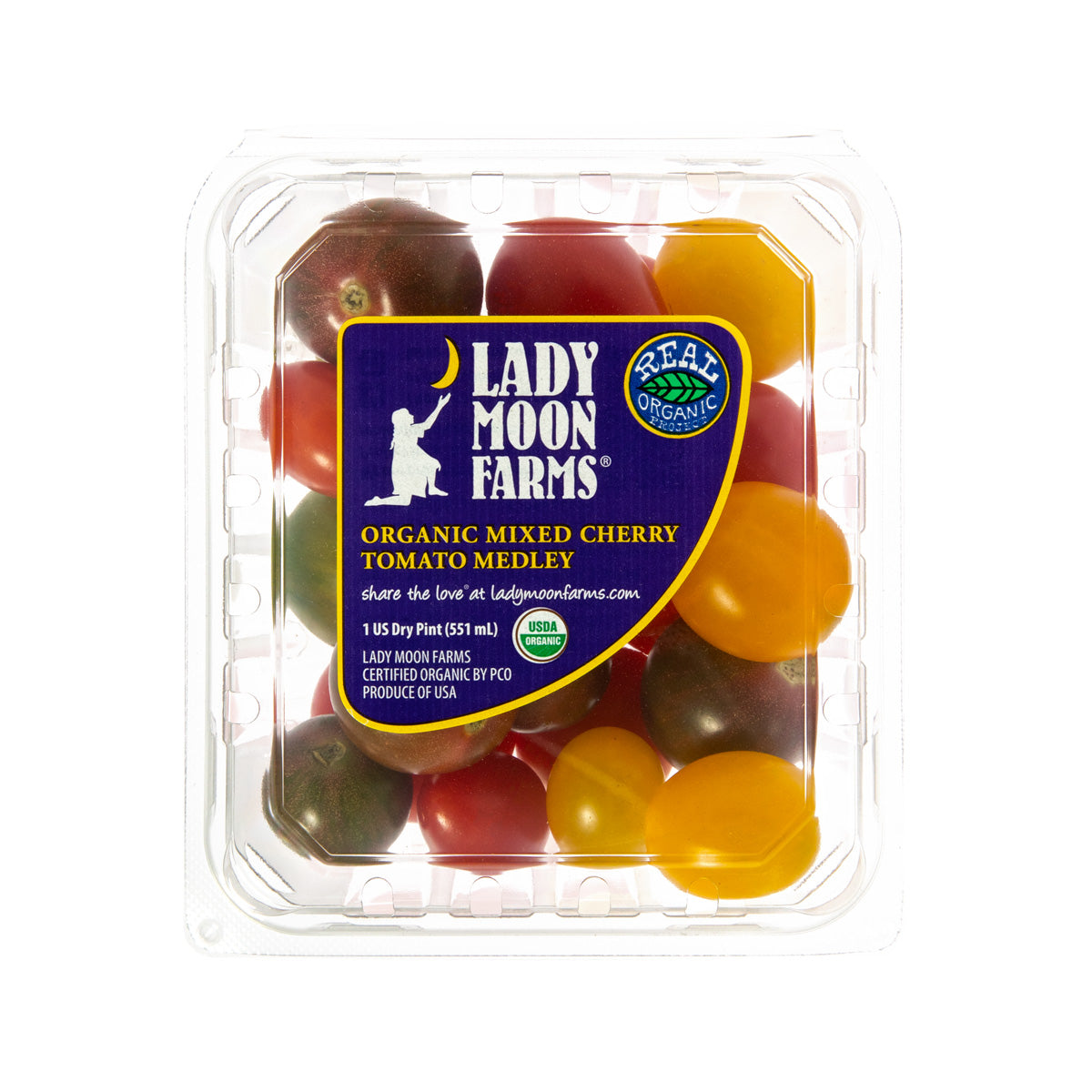 Lady Moon Farms Organic Medley Mix Tomato 1 PT