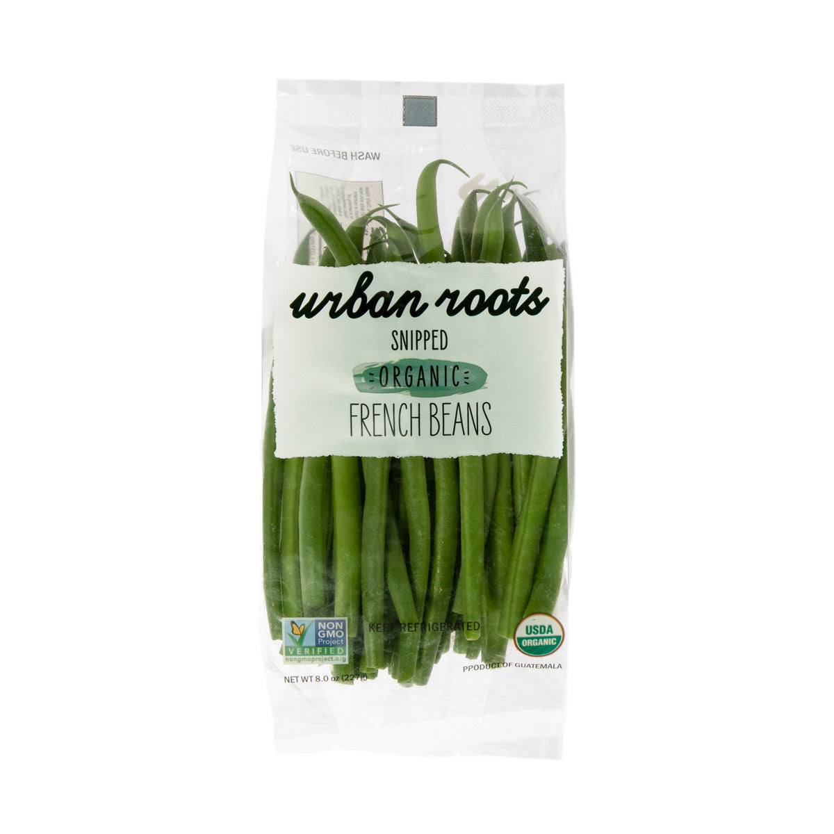 Urban Roots Organic Snipped French Beans 8 OZ