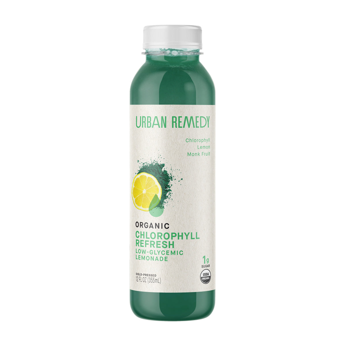 Urban Remedy Clean Green Refresh Lemonade 12 OZ