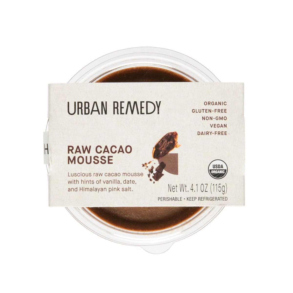 Urban Remedy Organic Raw Cacao Mousse 4.1 OZ