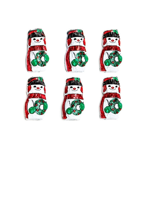 Wholesale Madelaine Chocolate Mini Snowmen - 30 Lb Bag- Bulk