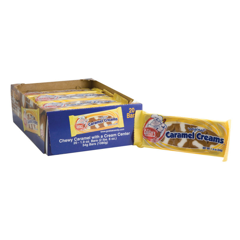 Wholesale Goetze's Caramel Creams 1.9 Oz Tray Pack Bulk