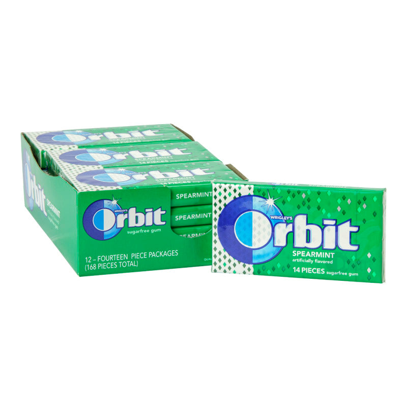 Wholesale Orbit Sugar Free Spearmint Gum Bulk
