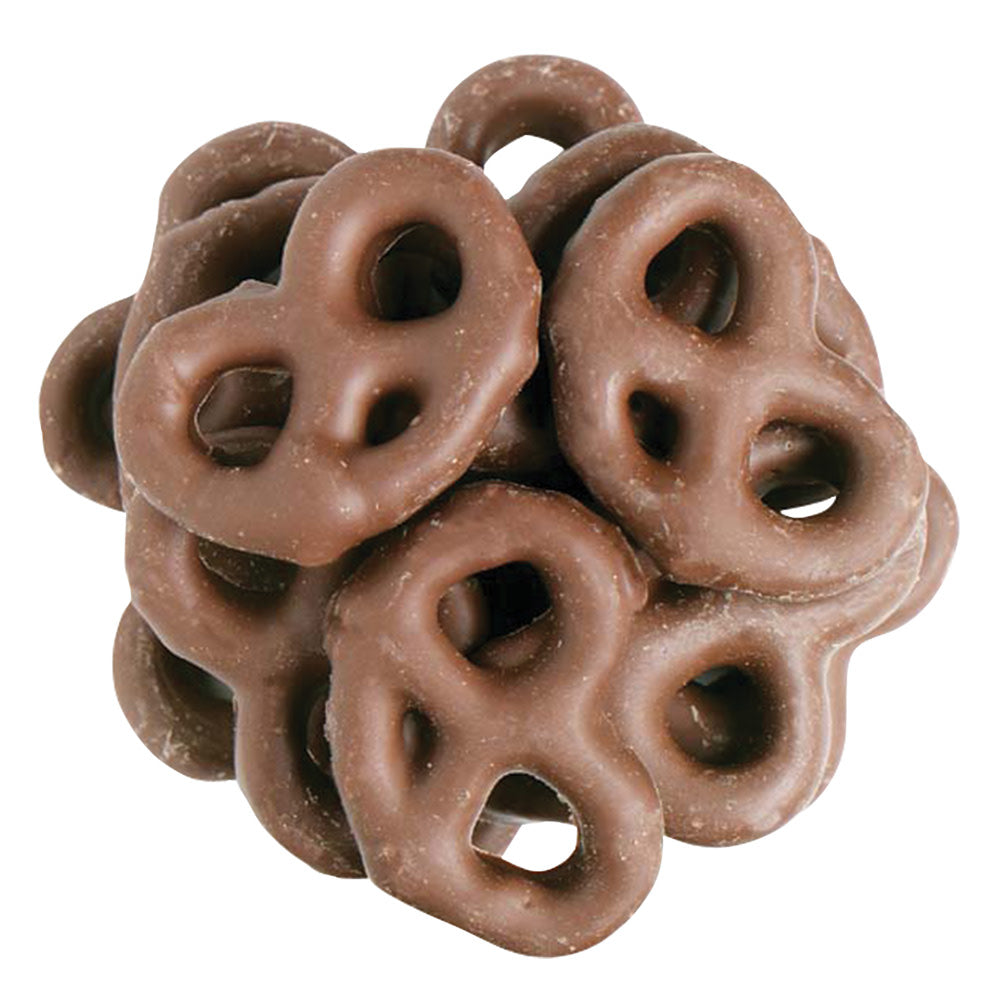 Wholesale BoxNCase Maltitol Milk Chocolate Mini Pretzels- Bulk