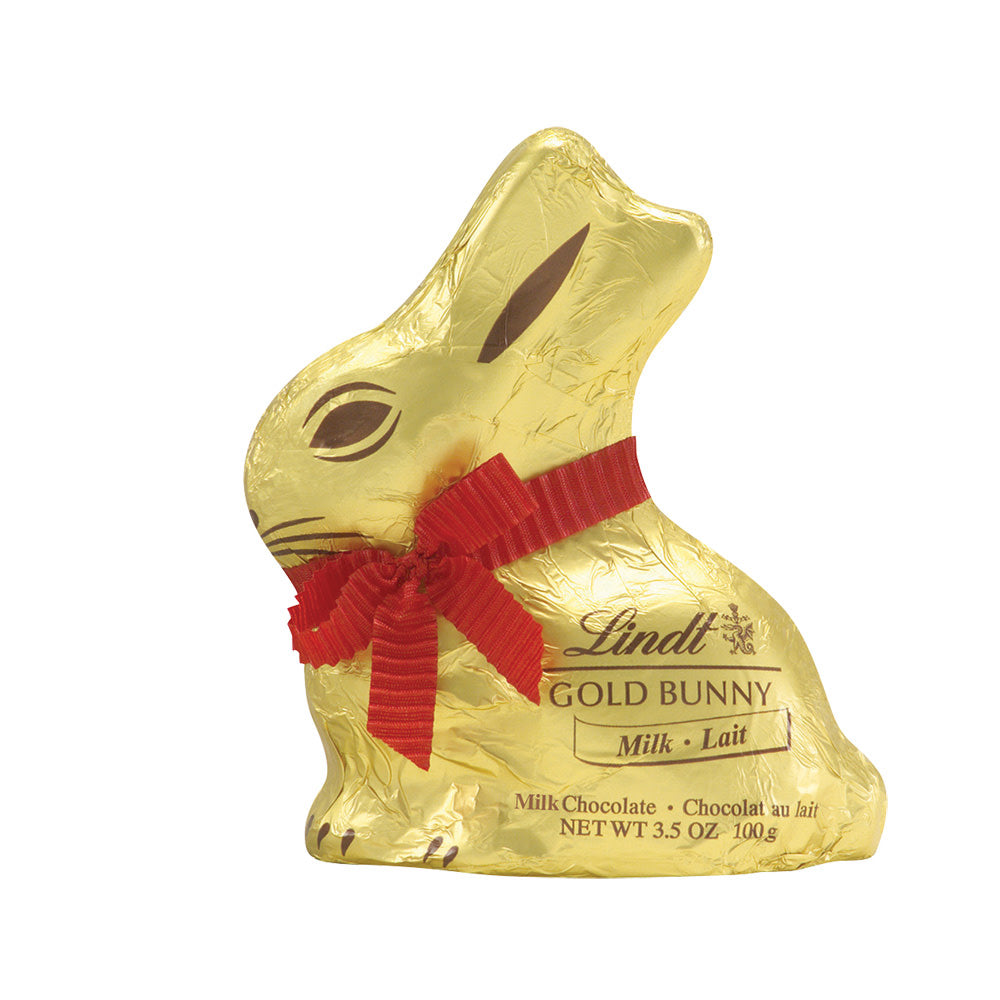 Wholesale Lindt Milk Chocolate Gold Foiled Bunny 3.5 Oz-16ct Case Bulk