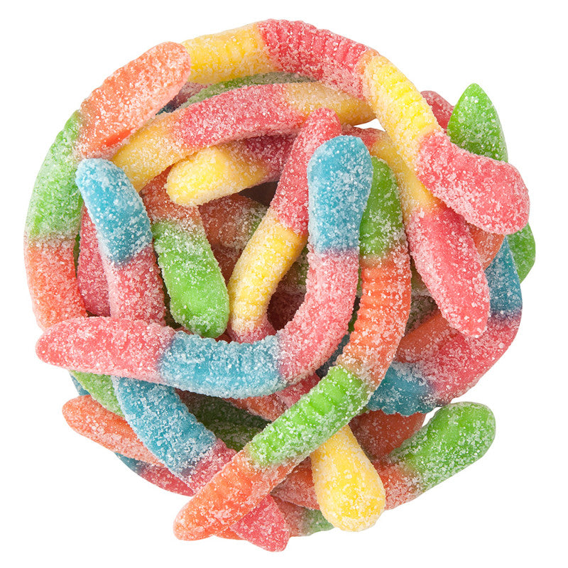 Wholesale Müttenberg Candy Sour Neon Worms- Bulk