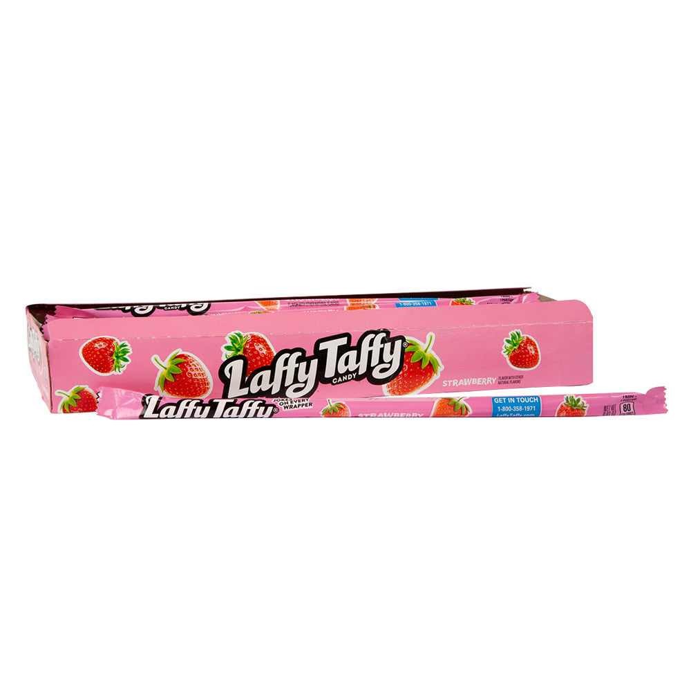 Wholesale Laffy Taffy Ropes Strawberry 24 Count- Bulk