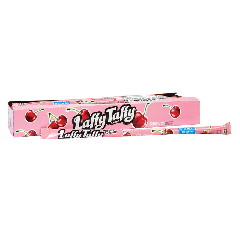 Laffy Taffy Ropes Cherry 24 Count – BoxNCase