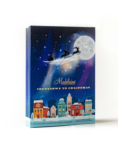 Wholesale Madelaine Chocolate 6.8 Oz. Book Advent Calendar - 12 Ct- Bulk