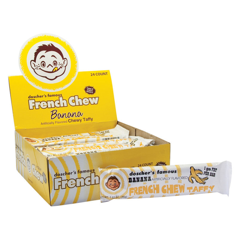 Wholesale Doscher's Banana French Chew Taffy 1.62 Oz Bulk