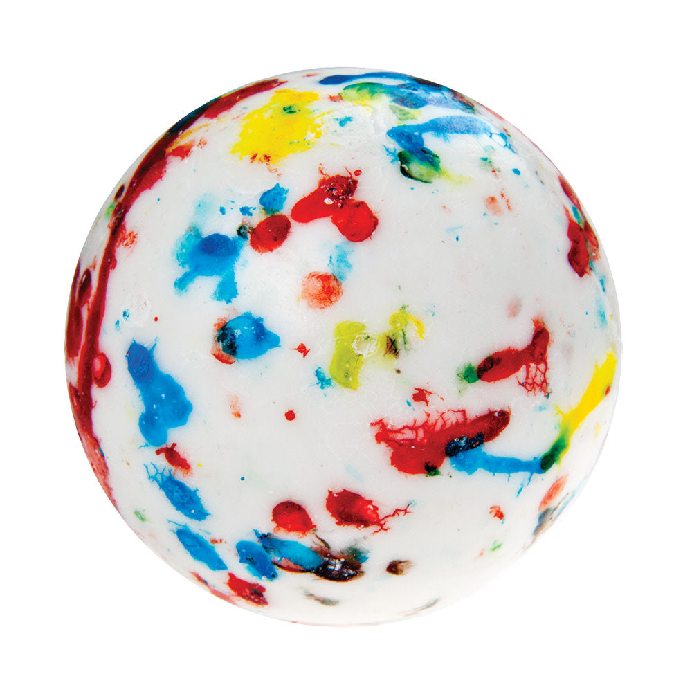 Wholesale Müttenberg Candy Colossal Wrapped White Psychedelic Jawbreaker 3.38 Inches- Bulk