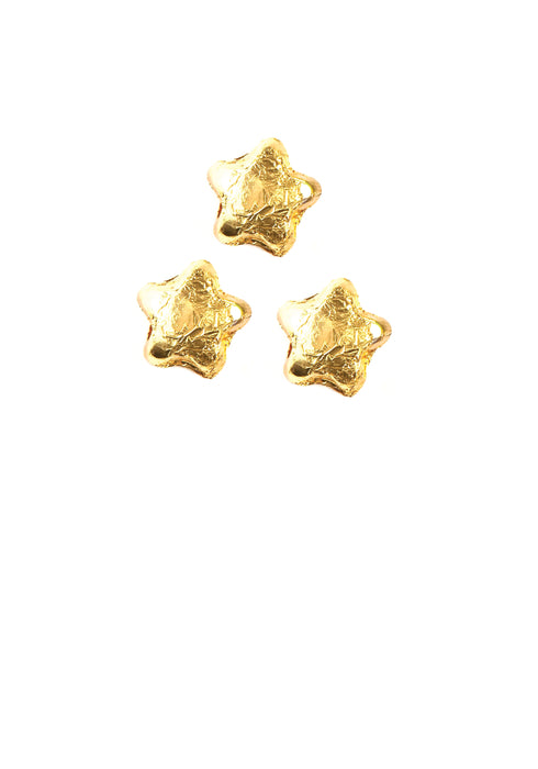 Wholesale Madelaine Chocolate Miniature Gold Stars - 10 Lb Bag Bulk