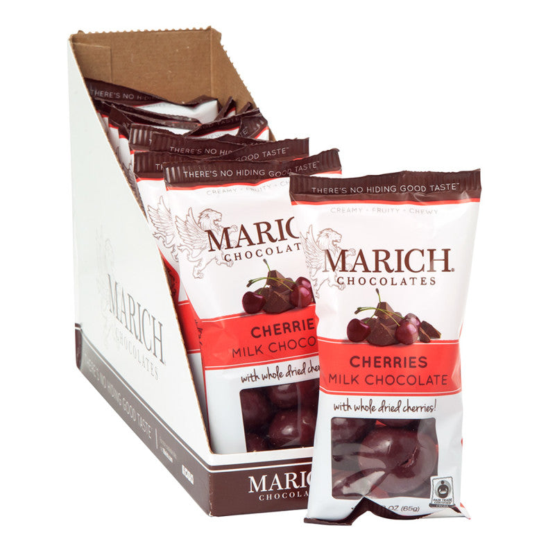 Wholesale Marich Milk Chocolate Cherries 2.3 Oz Bulk