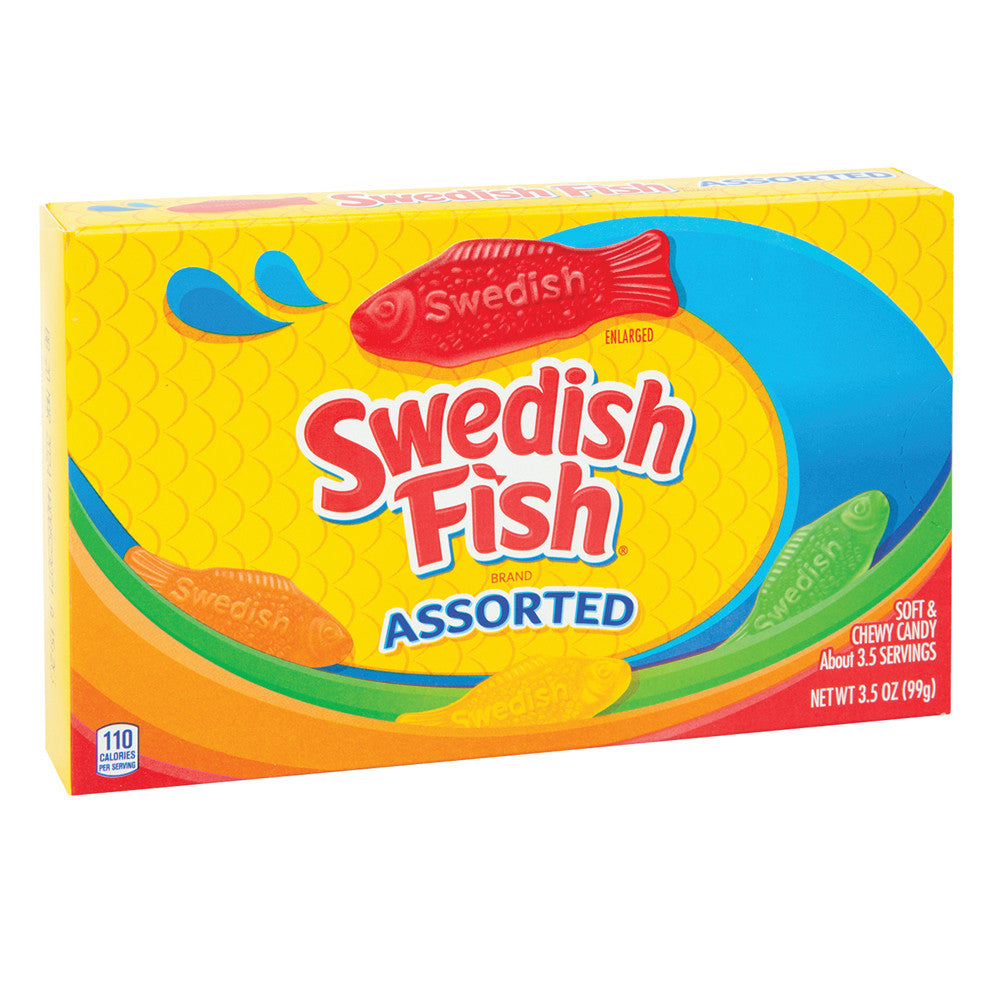 Swedish Fish Assorted 3.5 Oz Theater Box
