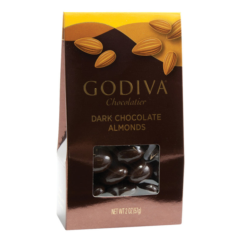 Wholesale Godiva Dark Chocolate Almond 2 Oz Gable Box Bulk