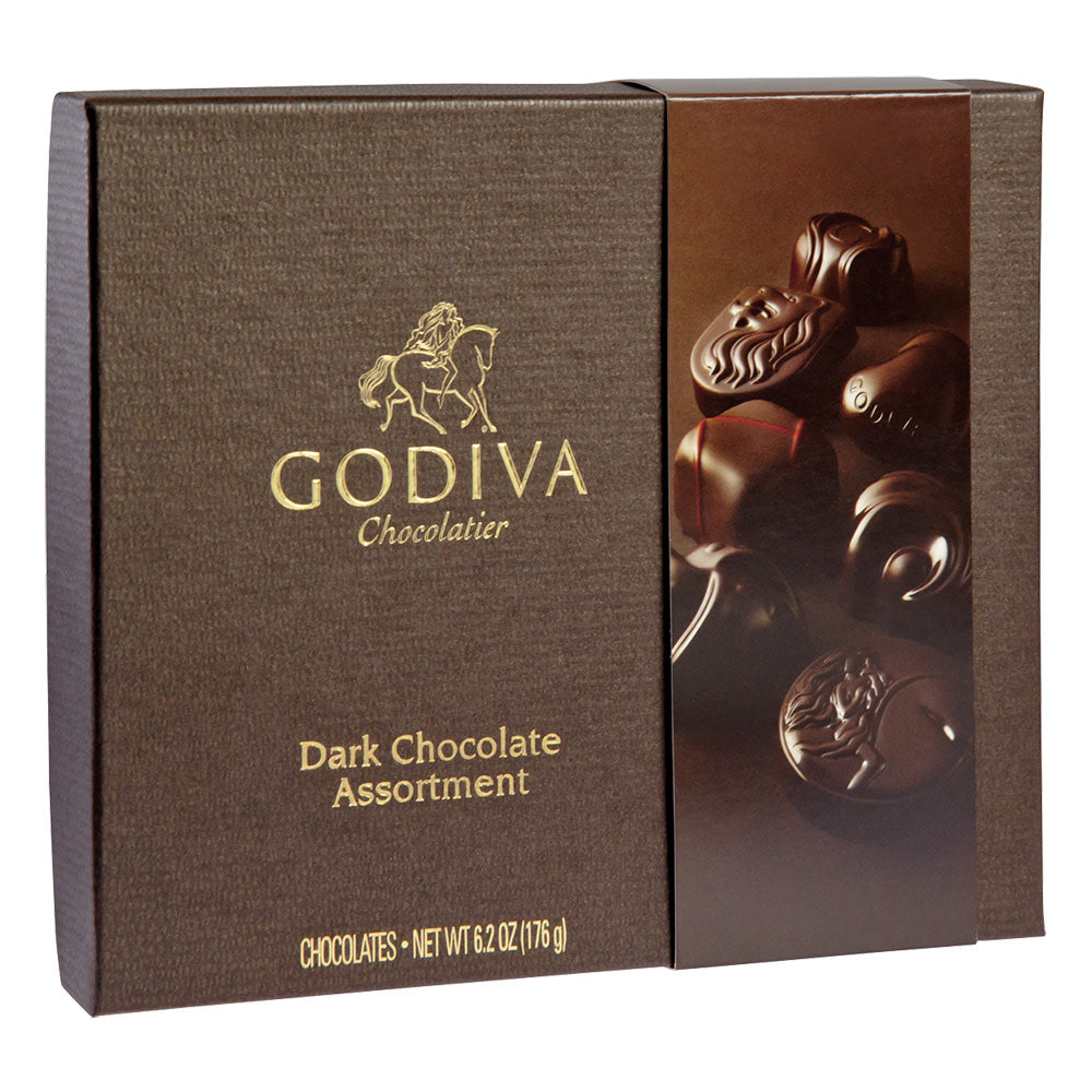 Godiva Dark Chocolate Assortment 15 Piece 6 Oz Box