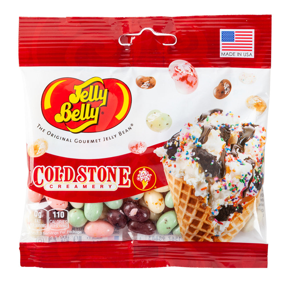 Wholesale Jelly Belly Cold Stone Ice Cream Parlor Mix 3.1 Oz Bag-12ct Case Bulk