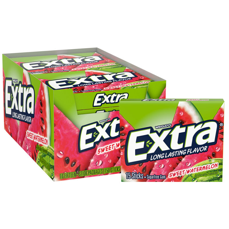 Wholesale Extra Gum Sweet Watermelon Bulk
