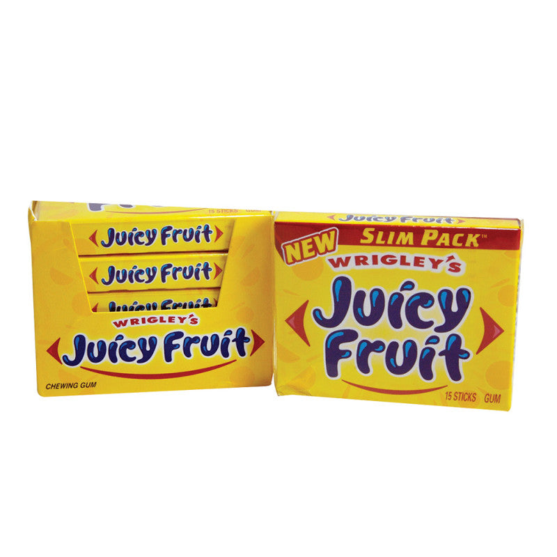 Wholesale Wrigley's Juicy Fruit Slim Pack Gum Bulk