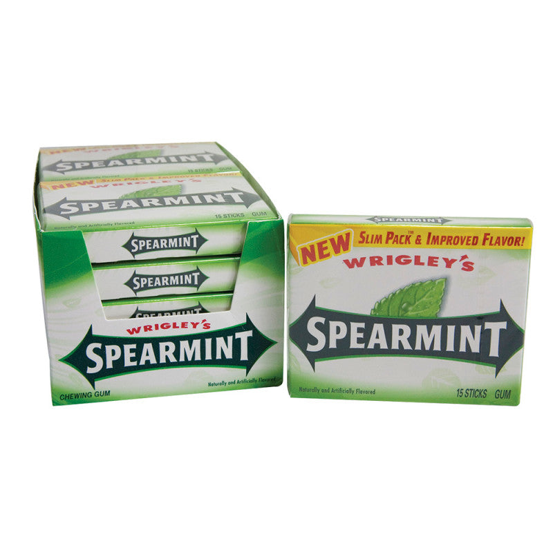 Wholesale Wrigley's Spearmint Slim Pack Gum Bulk