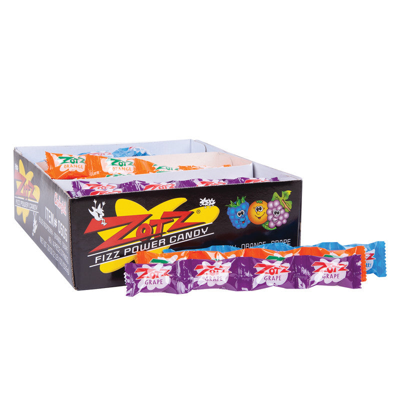 Wholesale Zotz Assorted Strings Blue Raspberry, Orange, Grape- Bulk