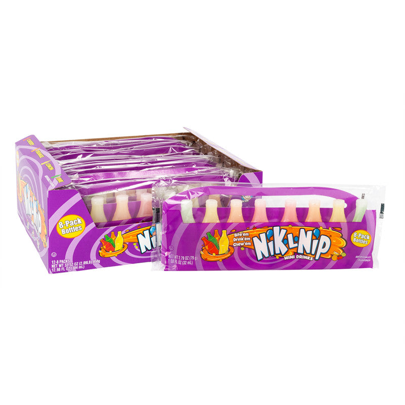 Wholesale Nik L Nip Mini Drinks 8 Pack 0.19 Oz Bulk
